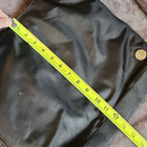 Vince Camuto Purse Convertible Bag Elegant Black Tote Bag Polyester Leather - Picture 13 of 14